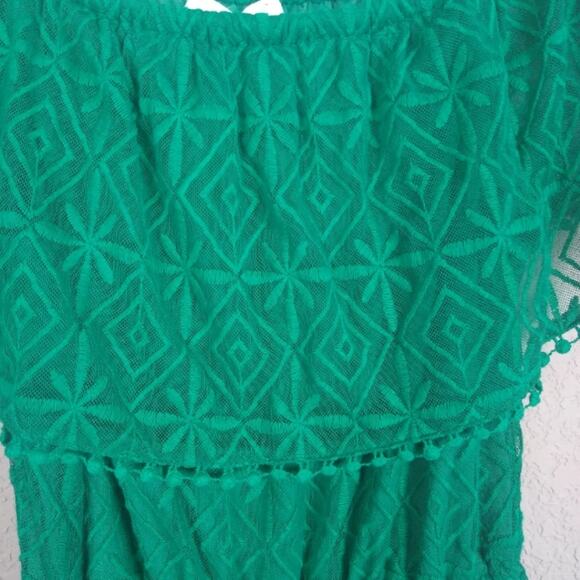 JACK by BB Dakota Laredo Romper Pepper Green Sz S - Picture 6 of 13